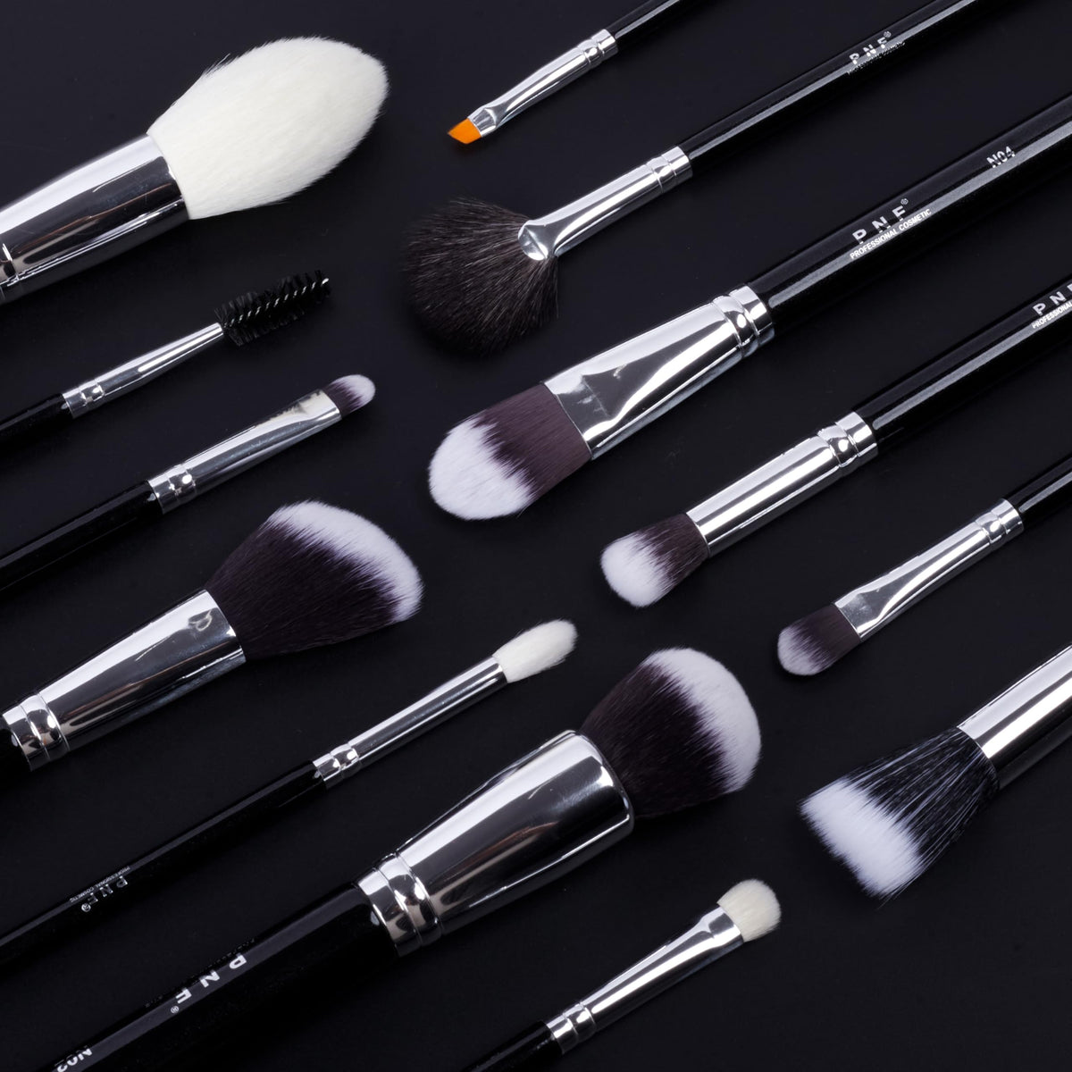 PNF PROFESSIONAL Makeup Brush Set 20 Pcs, Natural Goat Hair, Premium Synthetic Foundation, Powder, Concealers, Eyeshadow, Blush Makeup Brushes, Make up Brushes Kit - Image 4