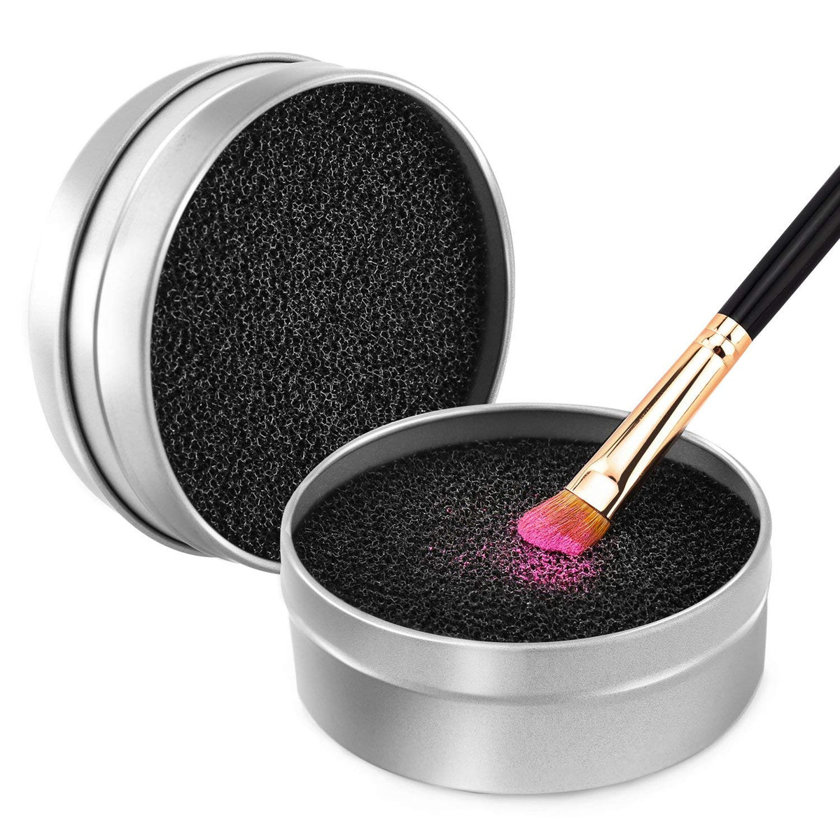 BH STUDIO PRO Makeup Brush Cleaner, Color Removal Cleaner Sponge (Pack of 1) - Black - Image 9
