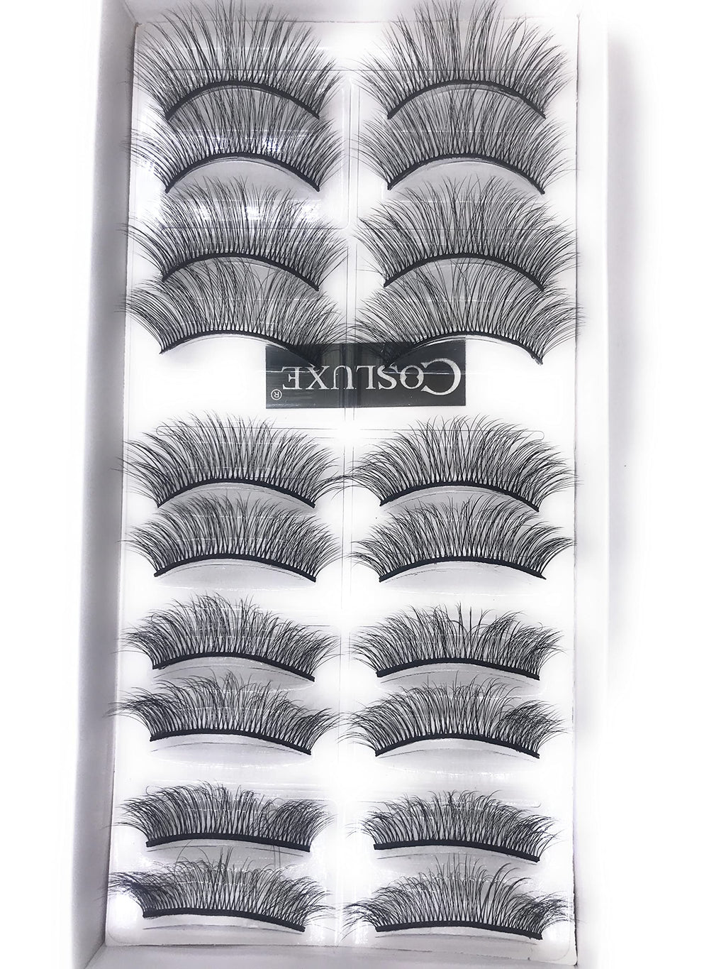 My Colors ART SECRET False Eyelashes,Natural & Soft 3D Eyelashes Pack 10 Pairs of 1 box (01) - Image 7