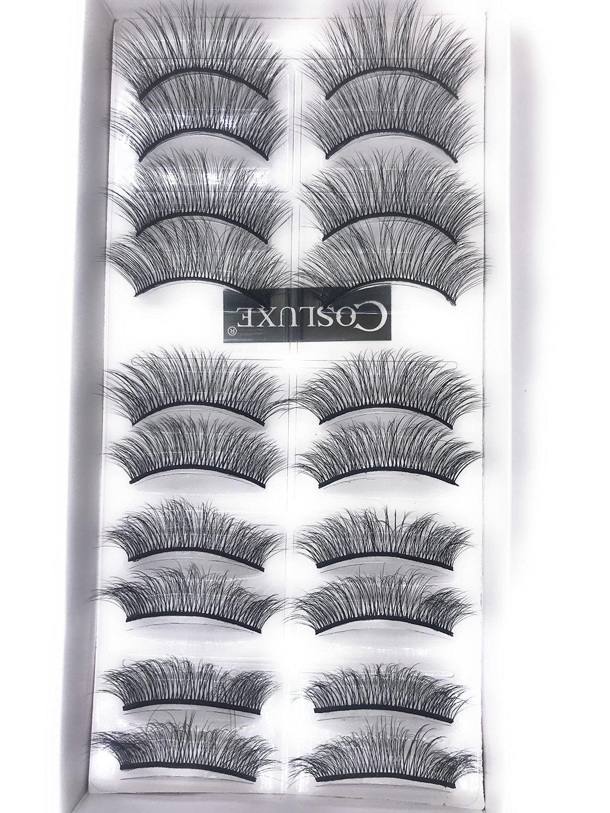 My Colors ART SECRET False Eyelashes,Natural & Soft 3D Eyelashes Pack 10 Pairs of 1 box (01) - Image 7