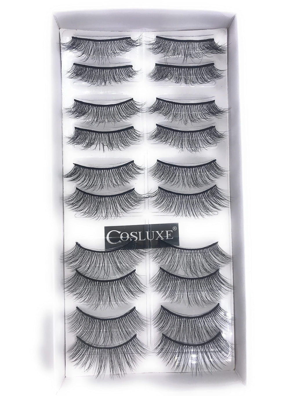 My Colors ART SECRET False Eyelashes,Natural & Soft 3D Eyelashes Pack 10 Pairs of 1 box (01) - Image 9