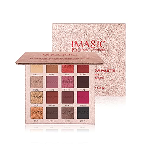 COSLUXE IMAGIC Professional Cosmetic 16 Color Eye-Shadow Palette EY - 318