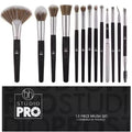 BH STUDIO PRO Professionnels Makeup Brush Set of 13 - Black