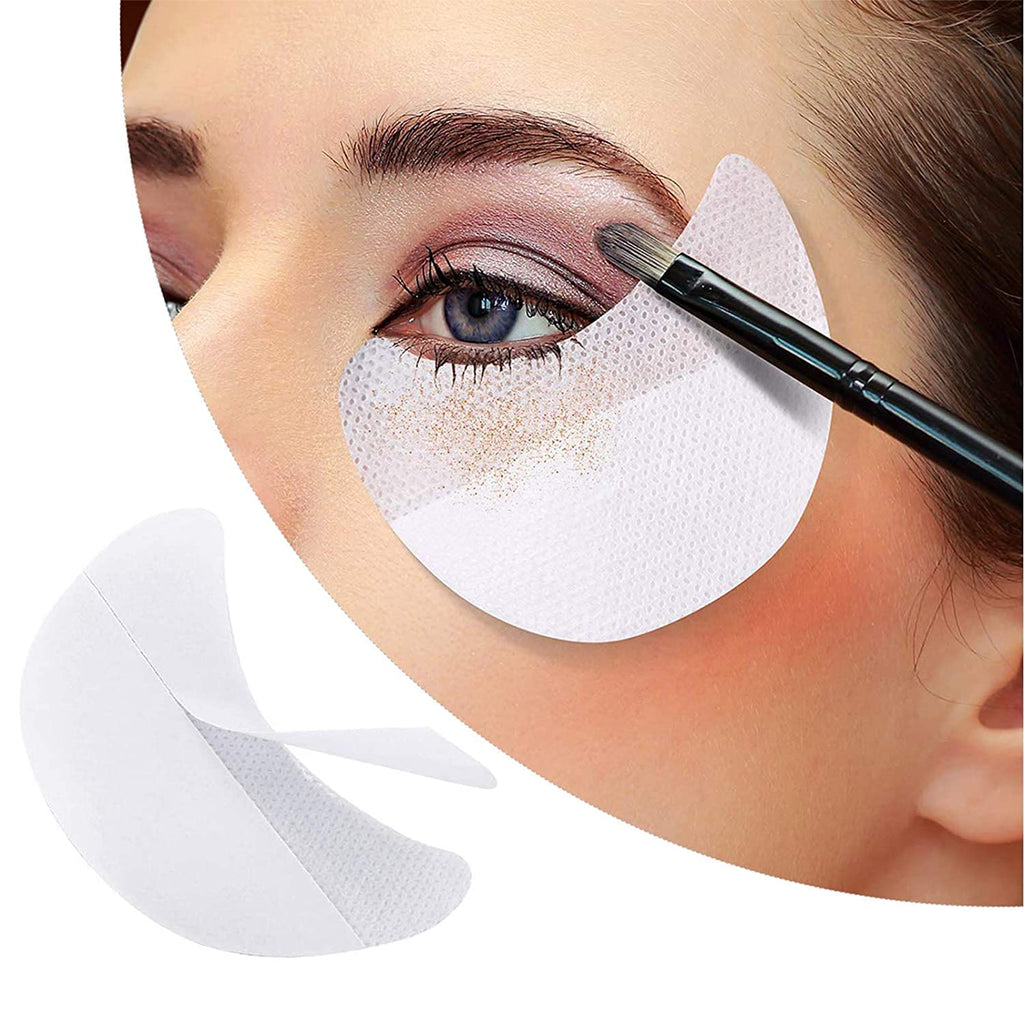 COSLUXE Eyeshadow Shield Eyeshadow Gel Pad Patches Eyes hadow Stencils for Prevent Eyelash Extensions, Tinting and Lip Makeup PACK OF 30 Pcs