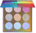 COSLUXE UCAN BE KALEiDOSCOPE Highlighter Powder Makeup Palette, High Pigment Holographic Duo-chrome Shimmer Highlighting Bronzer Glow Easy to Apply Pallets Set