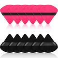 COSLUXE Pure Cotton Powder Puff, Triangle Wedge Shape for Contouring, Under Eyes and Corners, Makeup Tool PACK OF 6