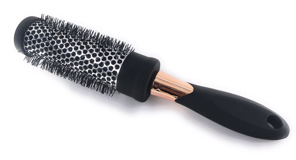 COSLUXE Professional Round Brush Set for Blow Drying Curling,Round Hair Brush Set for Woman Curly and Straight Salon Hair Styling, (BLACK, 32mm -1pcs)
