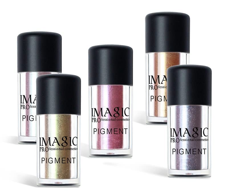COSLUXE IMAGIC Professional Glitter Eyeshadow Metallic Loose Powder Pigment 2G (P6 - Melon) Semi-Matte Finish