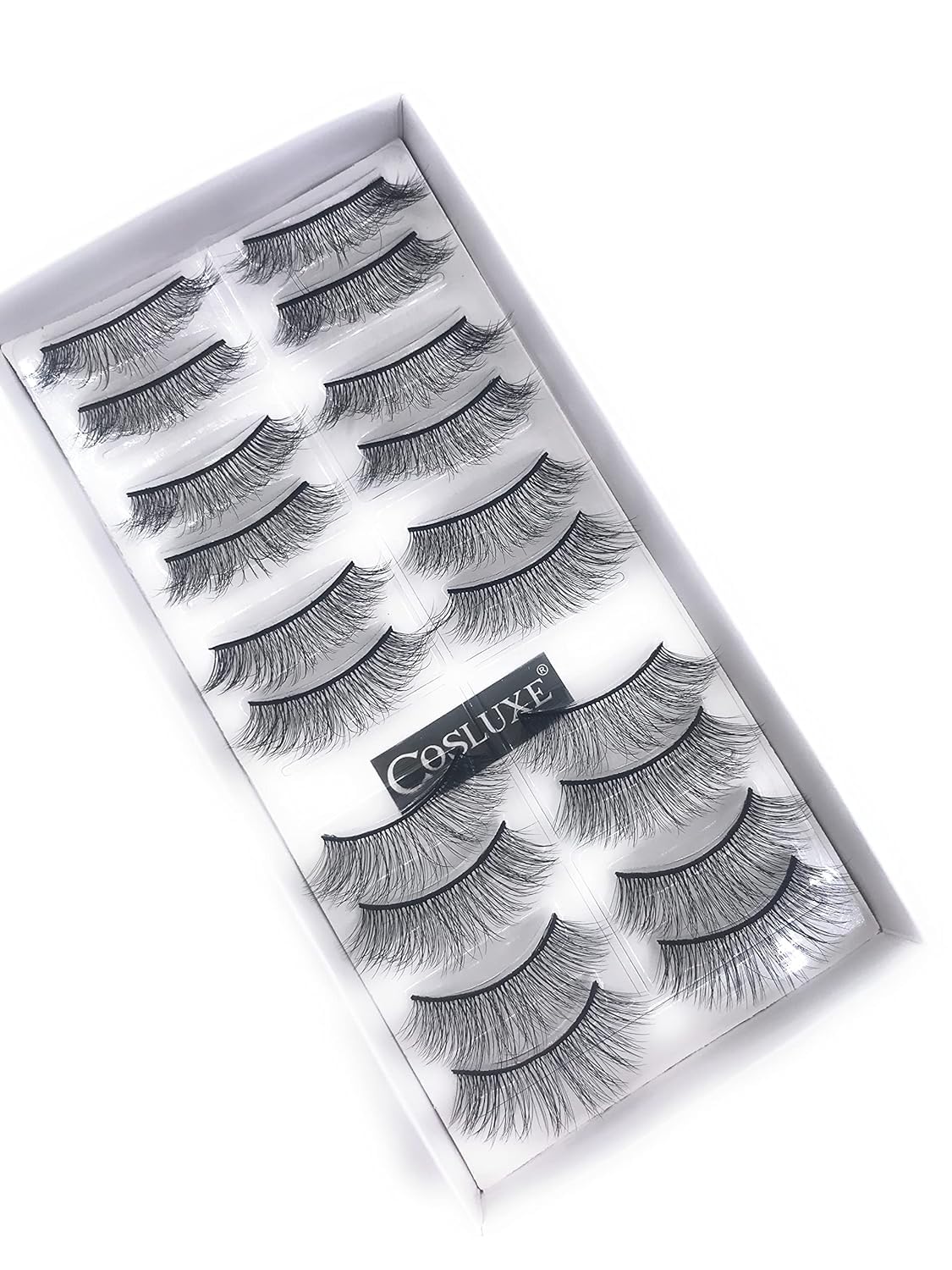 My Colors ART SECRET False Eyelashes,Natural & Soft 3D Eyelashes Pack 10 Pairs of 1 box (10)