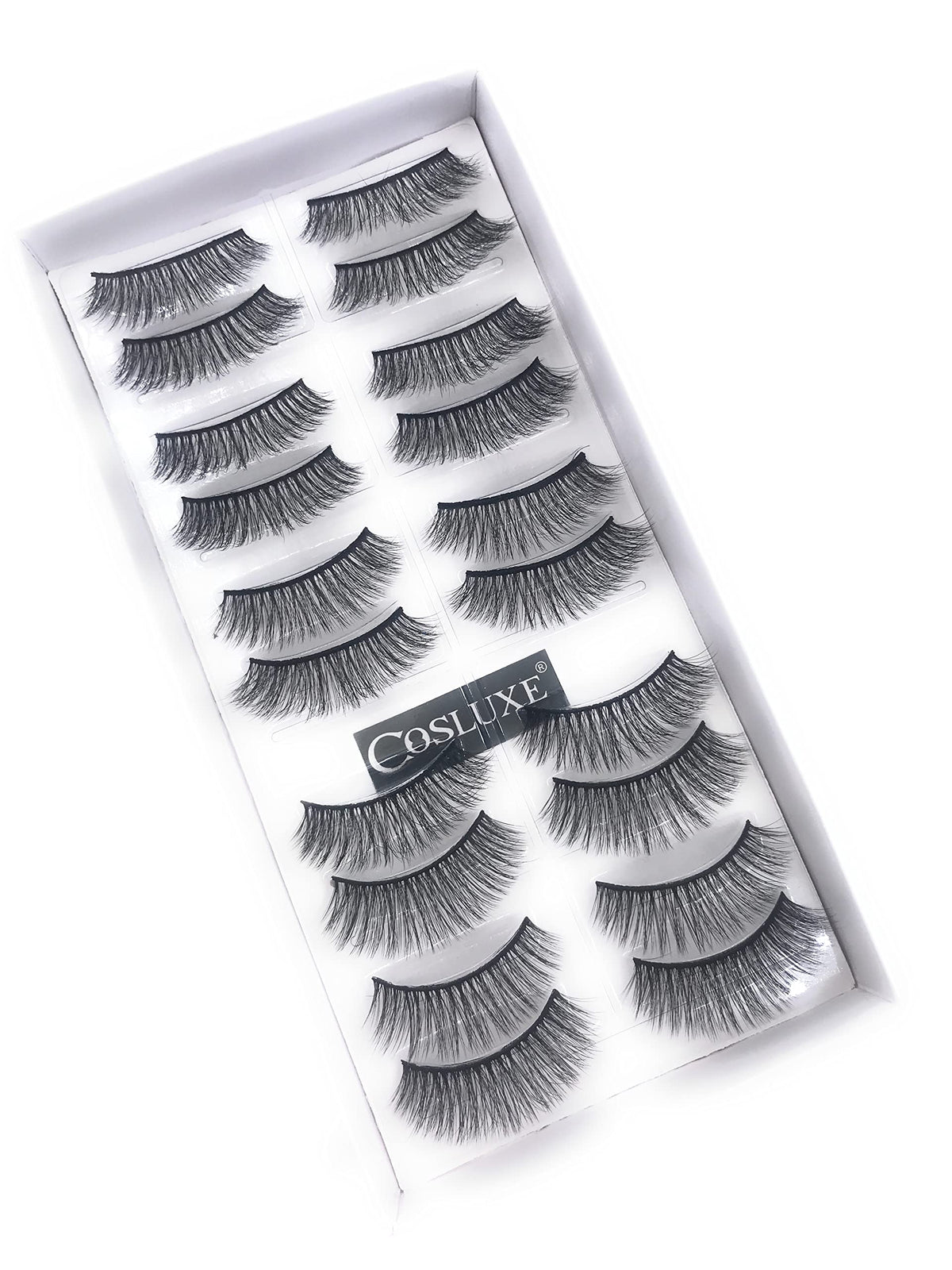My Colors ART SECRET False Eyelashes,Natural & Soft 3D Eyelashes Pack 10 Pairs of 1 box (02)