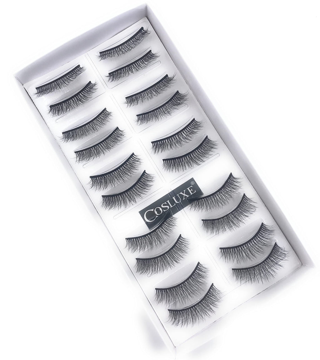 My Colors ART SECRET False Eyelashes,Natural & Soft 3D Eyelashes Pack 10 Pairs of 1 box (07)