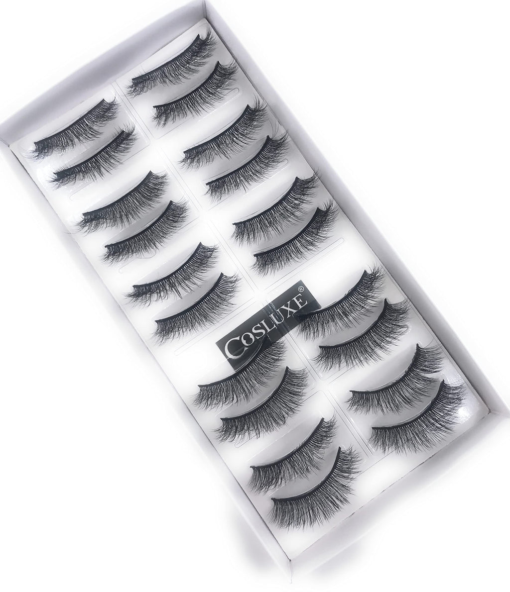 My Colors ART SECRET False Eyelashes,Natural & Soft 3D Eyelashes Pack 10 Pairs of 1 box (06)