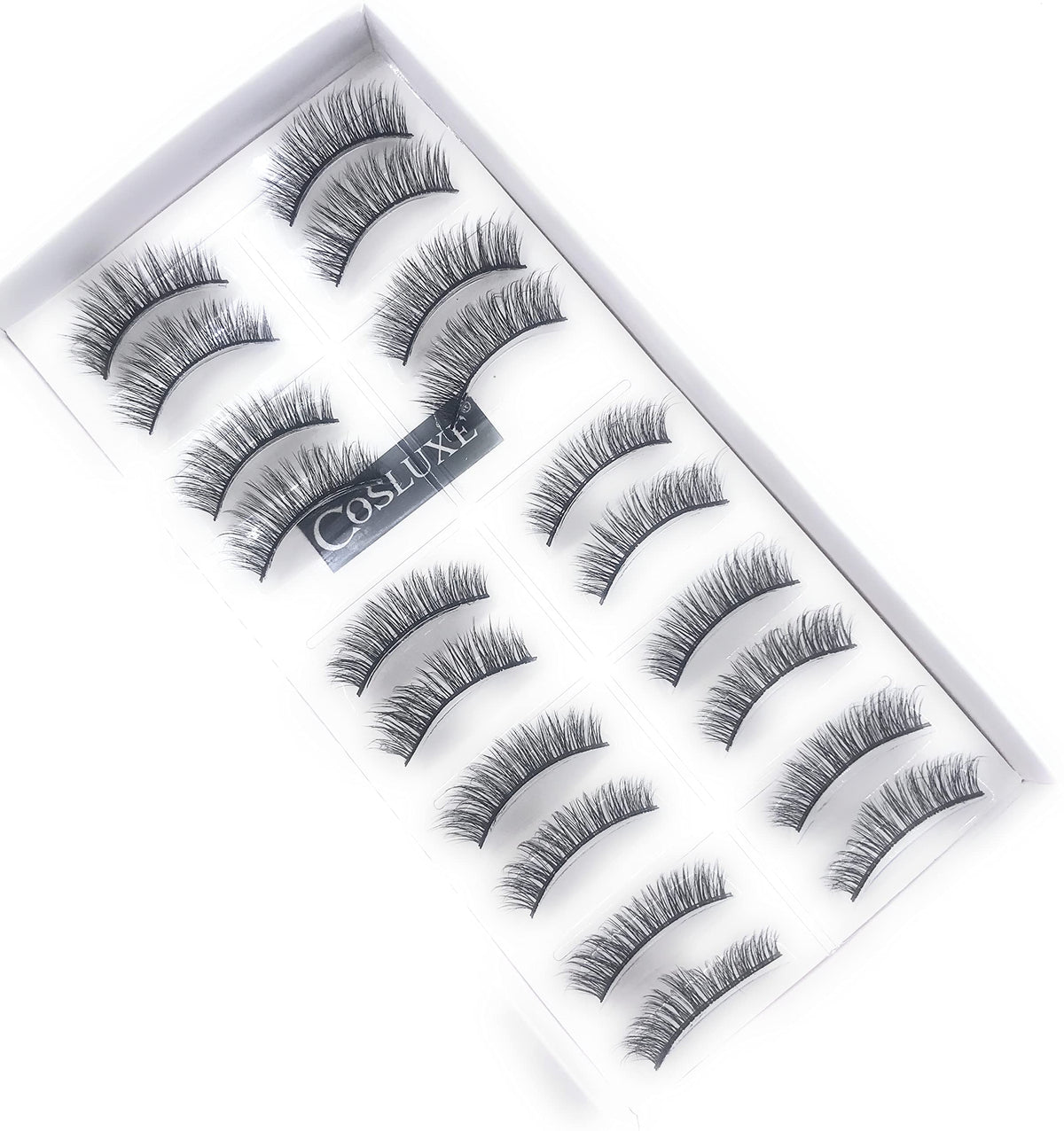 My Colors ART SECRET False Eyelashes,Natural & Soft 3D Eyelashes Pack 10 Pairs of 1 box (08)