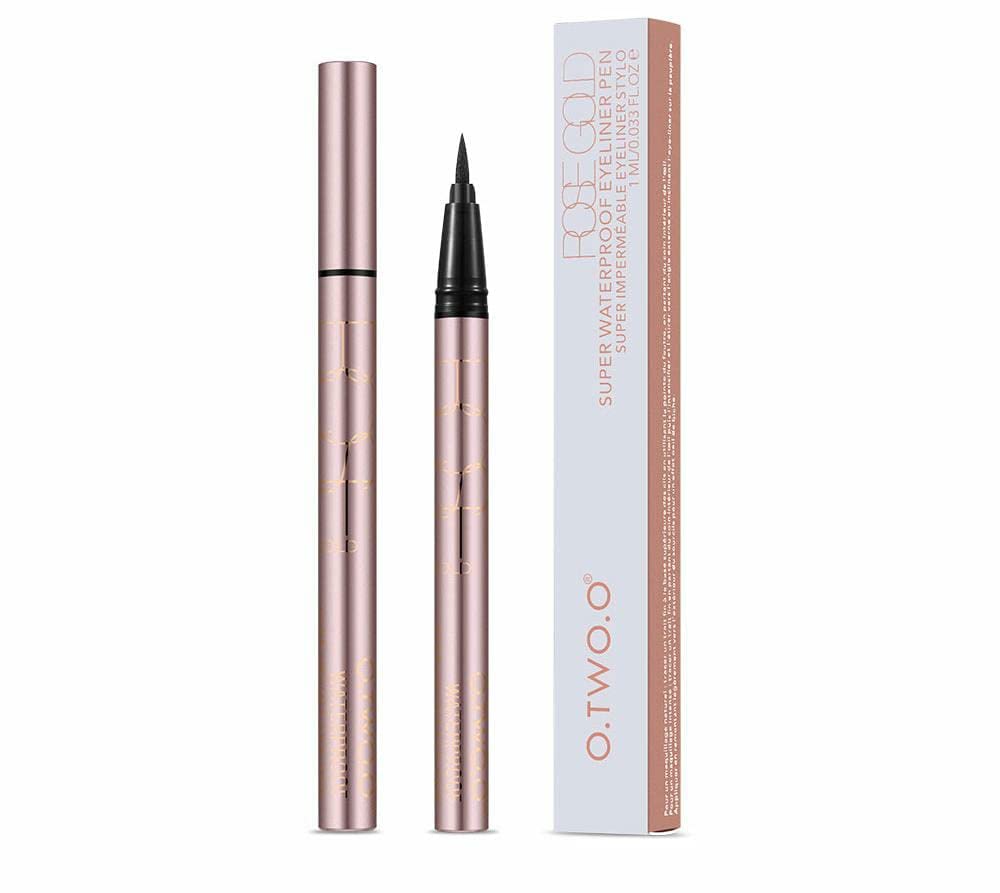 O TWO O ROSE GOLD Super Waterproof Long Lasting EyeLiner Pen 1ml 01-black