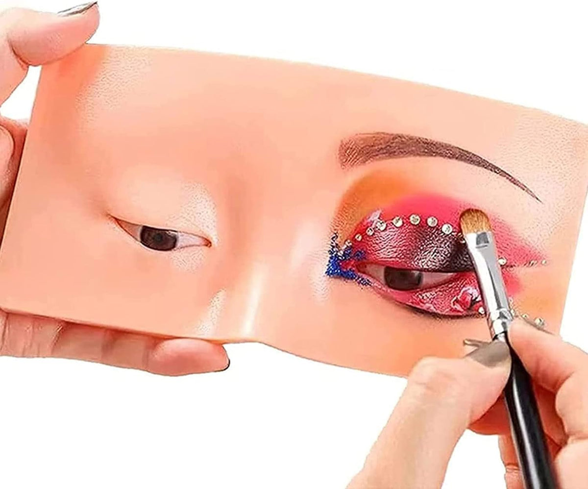 My Colors Eye makeup dummy for makeup practice, Practice Skin Board, for Makeup Practice Mask Skin Face Eye Makeup Practice for Beginner Makeup Artist The Perfect Makeup 1 - Pcs