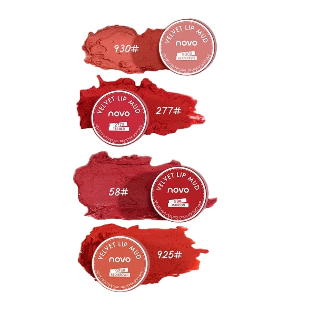 My Colors Velvet Matte Lip Mud 5g, Lip Tint & Cheek Tint (277 - TEA RED)