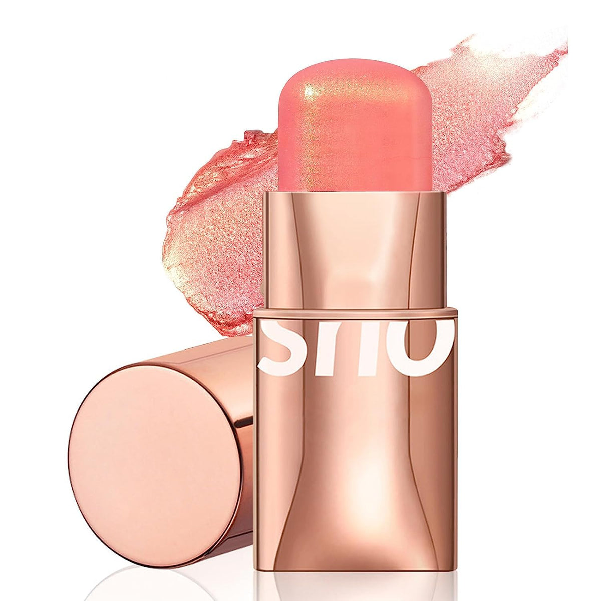 COSLUXE O TWO O Blush Stick for Cheeks Makeup,Waterproof Cream Blush Face Stick Multi-Use Lip and Cheek Tint, Lightweight Easy to Blend Natural Cream Blusher (05 - Rose Red - Obsessed)