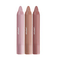 My Colors 3 Colors Smooth Matte Crayon Lipstick Set, Long Lasting Matte Waterproof Not Fade Cream Lipstick Lip Makeup for Women (D - Strawberry)