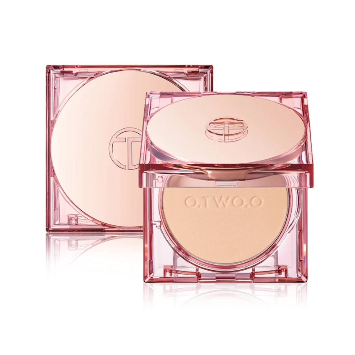 O Two O Matte Finish High Classic Setting Waterproof & Long-Lasting Makeup, Compact Face Powder, Pressed Powder Foundation 12g 02 - Natural beige, 12g