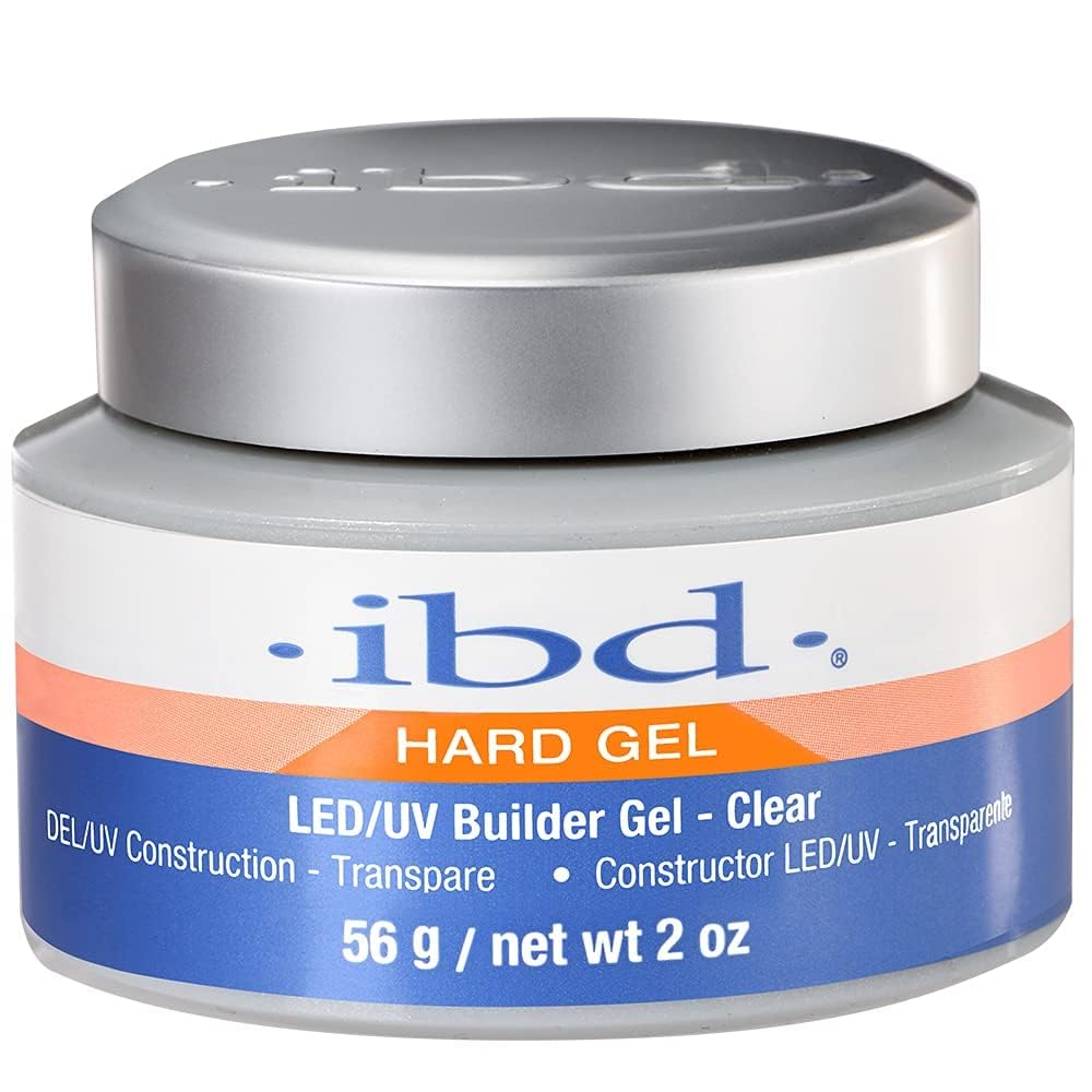 MY COLOR X HARD GEL,LED/UV BUILDER GEL - CLEAR 56g Builder Gel and Strengthener Gel for Hard, Strong Nails, Extensions and Growth