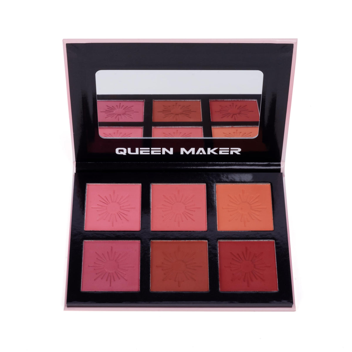 PNF PROFESSIONAL Queen Maker Blush Palette, 6 Matte Shades, Long-Lasting Pigment, Blusher Palette For Face Makeup 42.8g