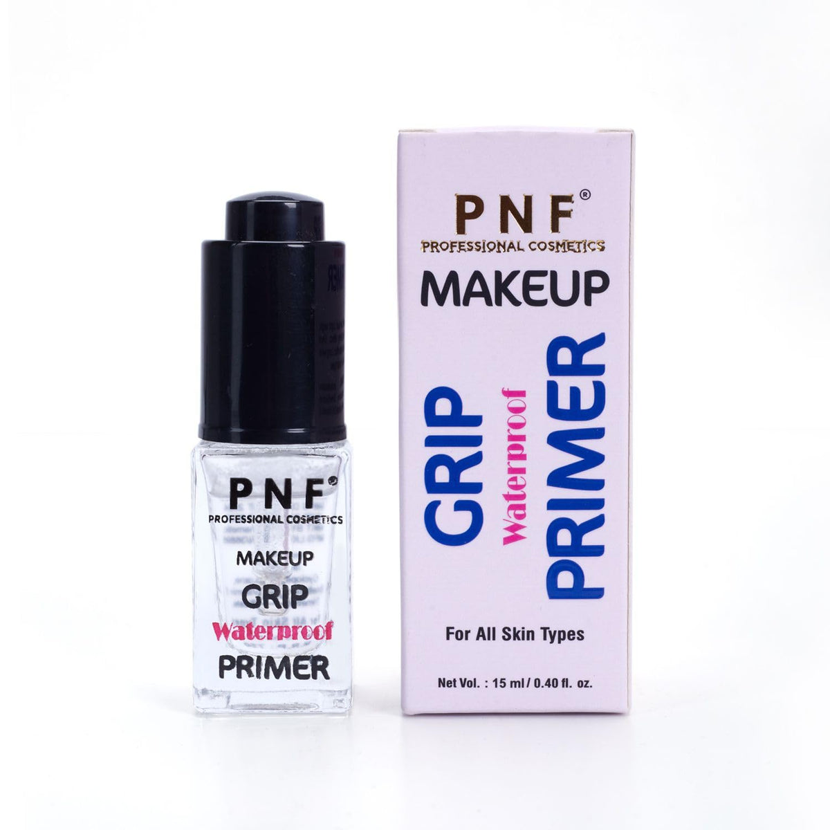PNF PROFESSIONAL Make Up Perfect Grip Waterproof Primer for All Skin Types, 15ml