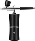 COSLUXE Air brush Set, Professional Facial Makeup Airbrush Gun Kit, USB Rechargeable Air Brush Pen for Makeup Skin SPA Art Nail Painting Tattoo Manicure Cakes DIY, with 3 Capacity Cups