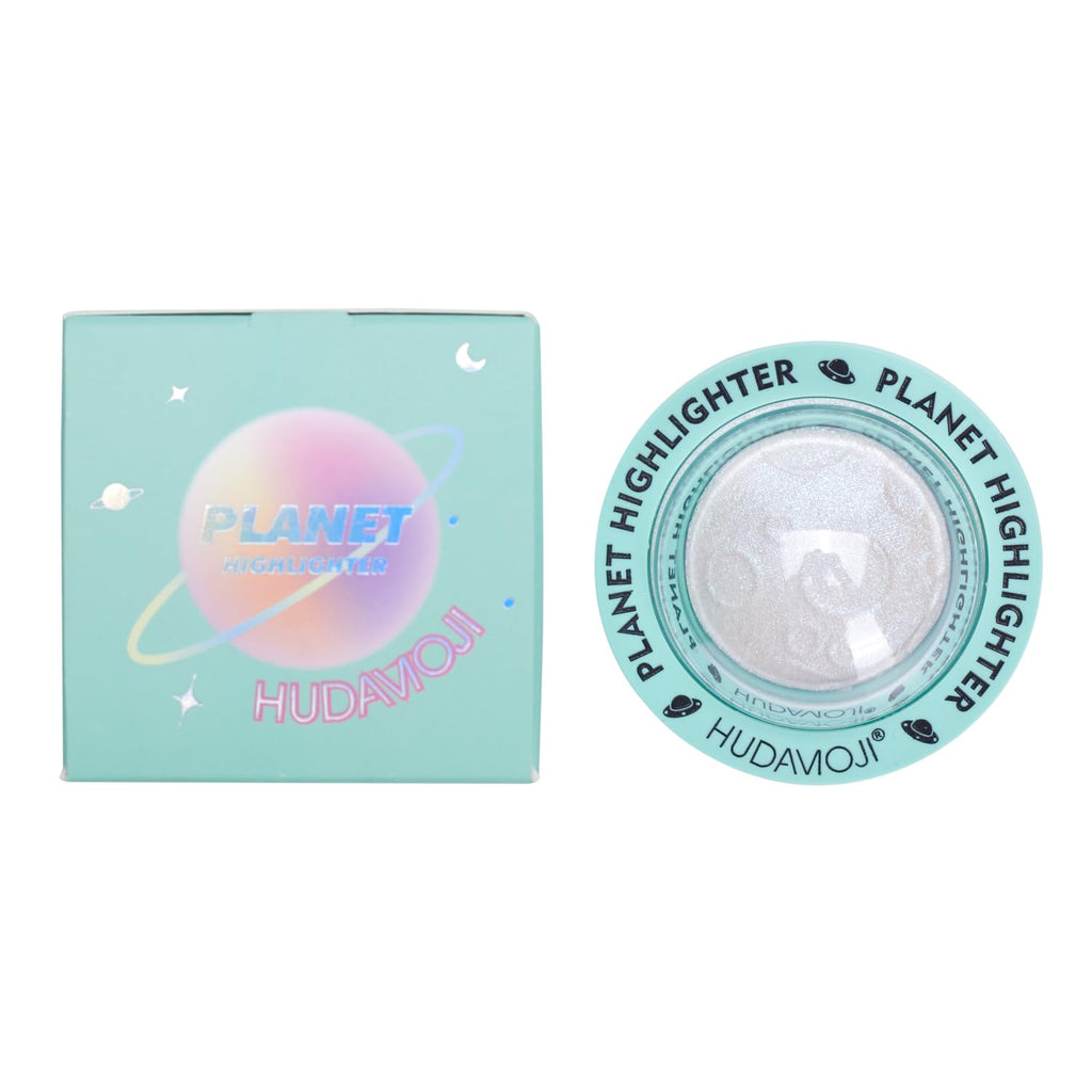 HUDAMOJI Planet Highlighter Collection, 4 Shimmering Shades, Cream Formula (rainbow, 5g)