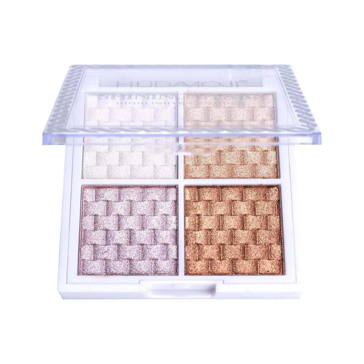 HUDAMOJI Stars Shining Highlighter Powder Palette, Shimmer Finish, Highlighter Powder (01, 30g)