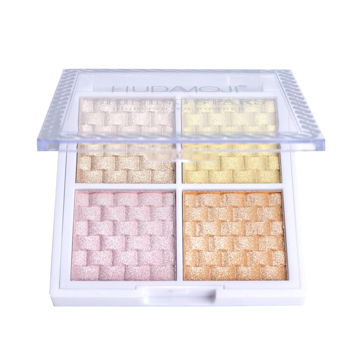 HUDAMOJI Shining Stars Highlighter Powder Palette, Shimmer Finish, Highlighter Powder (03, 30g)