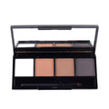 PNF PROFESSIONAL 4 Color Eyebrow Powder Palette | Long-Lasting | Nature Eye Brow Powder | Brow Definer Powder Makeup to Enhance | Eyebrow Powder with Brush and Mirror 8g