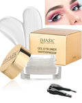 IMAGIC Gel Eyeliner, Waterproof Makeup Gel Eye Liner With Brush (4g) (01- WHITE)
