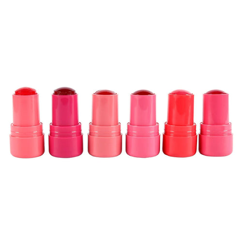6 Pcs Creamy Jelly Tints for Cheeks, Lips and Eyes, Long Lasting Smudge-proof Lip Tint | Makeup Jelly Tint Blush for Women & Girls