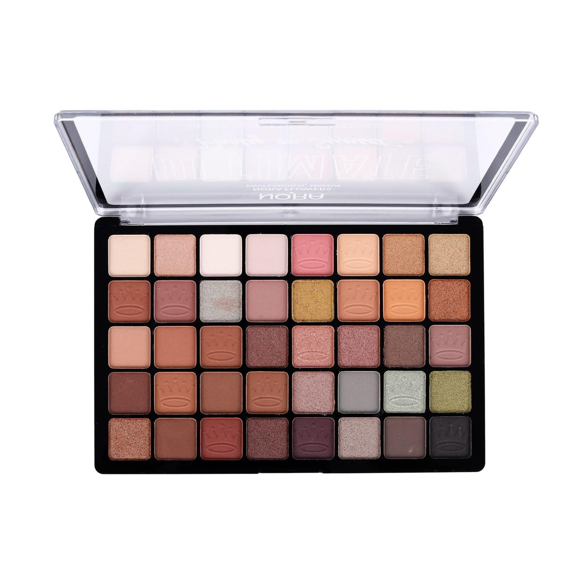My Colors 40 Colors Eyeshadow Palette Set - Ultimate Eye Shadow Palette, Pressed Pigments, Vegan Formula, Matte, Satin, Metallic - 52g Gift for Women and Girls