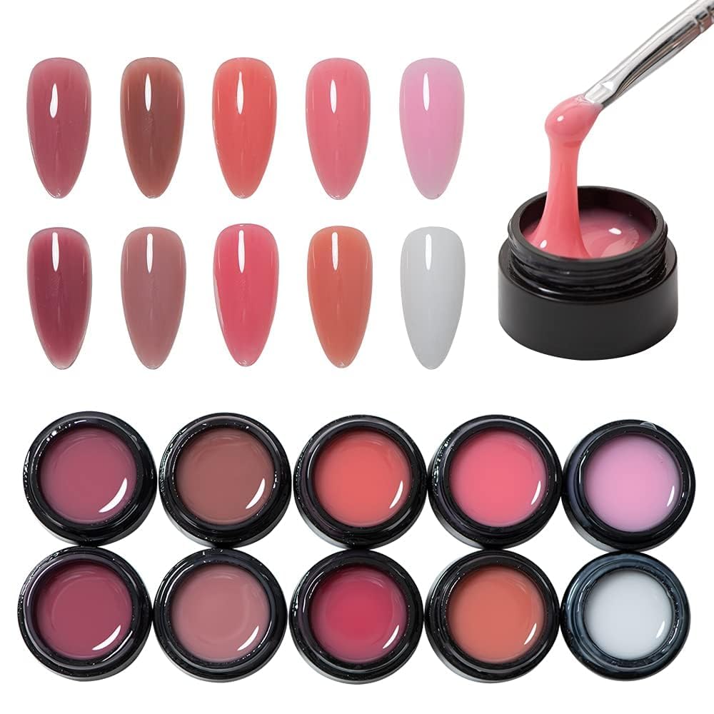 NAILWIND Builder Gel for Nail Extension, PINK NUDE, 1 PCS